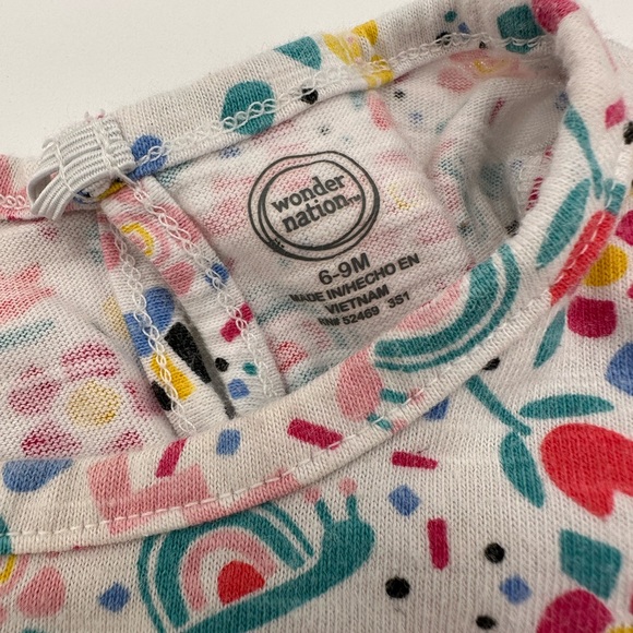 Adorable and colorful 6-9 month two piece set - Picture 5 of 5